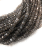 Gray Moonstone Beads, Gemstone Beads, Jewelry Supplies, Jewelry Making, Wholesale Beads, Bulk Beads, 13.5" Strand