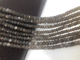 Gray Moonstone Beads, Gemstone Beads, Jewelry Supplies, Jewelry Making, Wholesale Beads, Bulk Beads, 13.5" Strand