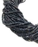 Black Tigers Eye Beads, Gemstone Beads, Jewelry Supplies for Jewelry Making, Wholesale Beads, Bulk Beads, 3-4mm , 13.5" Strand