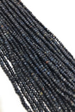 Black Tigers Eye Beads, Gemstone Beads, Jewelry Supplies for Jewelry Making, Wholesale Beads, Bulk Beads, 3-4mm , 13.5" Strand