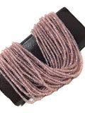 Pink / Purple Chalcedony Beads, Gemstone Beads, Jewelry Supplies for Jewelry Making, Wholesale Beads, Bulk Beads, 3.5- 4.5mm, 13" Strand