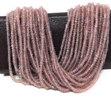 Pink / Purple Chalcedony Beads, Gemstone Beads, Jewelry Supplies for Jewelry Making, Wholesale Beads, Bulk Beads, 3.5- 4.5mm, 13" Strand