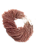 Strawberry Quartz Gemstone Beads, Jewelry Supplies for DIY Jewelry Making, Bulk Beads, Spiritual Healing Crytsal Beads, 4.5-5mm , 13" Strand