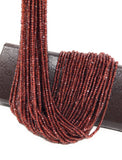 Garnet Gemstone Beads, Mozambique Garnet Beads, Jewelry Supplies for Jewelry Making, Wholesale Beads, Bulk Beads, 3 -3.5mm , 12.5" Strand