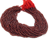 Garnet Gemstone Beads, Mozambique Garnet Beads, Jewelry Supplies for Jewelry Making, Wholesale Beads, Bulk Beads, 3 -3.5mm , 12.5" Strand