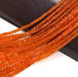 Carnelian Gemstone Beads, Natural Carnelian Beads, Jewelry Supplies for Jewelry Making, Bulk Beads, Wholesale Beads, 13" Strand