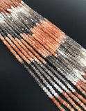 Multi Moonstone Beads, Gemstone Beads, Jewelry Supplies for Jewelry Making, Wholesale Beads, Bulk Beads, AA Quality, 13.25" Strand