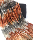 Multi Moonstone Beads, Gemstone Beads, Jewelry Supplies for Jewelry Making, Wholesale Beads, Bulk Beads, AA Quality, 13.25" Strand