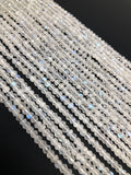 Rainbow Moonstone Beads, Moonstone Beads, Gemstone Beads, Jewelry Supplies, Wholesale Beads, Bulk Beads, 13" Strand