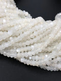 White Moonstone Beads, Gemstone Beads, Jewelry Supplie for Jewelry Making, Wholesale Beads, Bulk Beads, AAA Quality 13" Strand
