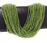 Natural Peridot Gemstone Beads, Genuine Gemstone Wholesale Beads, Bulk Beads for Jewelry Making, 3-3.5mm Beads, 13" Strand