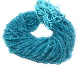 Natural Apatite Gemstone Beads, Genuine Gemstone Wholesale Jewelry Supplies for Jewelry Making, 4-5mm, 13" Strand