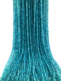 Natural Apatite Gemstone Beads, Genuine Gemstone Wholesale Jewelry Supplies for Jewelry Making, AAA Quality, 3-4mm, 13" Strand