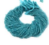 Natural Apatite Gemstone Beads, Genuine Gemstone Wholesale Jewelry Supplies for Jewelry Making, AAA Quality, 3-4mm, 13" Strand