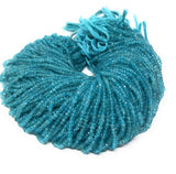 Natural Apatite Gemstone Beads, Genuine Gemstone Wholesale Jewelry Supplies for Jewelry Making, AAA Quality, 3-4mm, 13" Strand