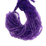 Natural Amethyst Beads, Jewelry Making Supplies, Wholesale Beads, Gemstone Beads, Bulk Beads, 9"Strand