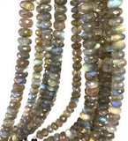 Labradorite Gemstone Beads, Bulk Wholesale Beads Jewelry Supplies for Jewelry Making, AAA Quality, 8-9mm , 8.75" Strand