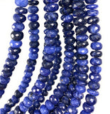 Sodalite Gemstone Beads, Natural Gemstone Beads, Beading Supplies for Jewelry Making, Wholesale Beads, Bulk Beads, 8-9mm, 8"Strand