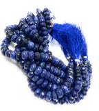 Sodalite Gemstone Beads, Natural Gemstone Beads, Beading Supplies for Jewelry Making, Wholesale Beads, Bulk Beads, 8-9mm, 8"Strand