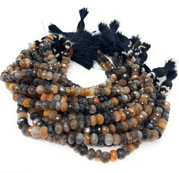 Multi Moonstone Beads, Gemstone Beads, Jewelry Supplies for Jewelry Making, Wholesale Beads, Bulk Beads, AAA+ Quality, 8
