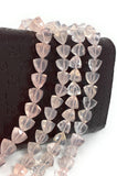 8" Rose Quartz Trillion Shape Briolette Gemstone Beads, Wholesale Bulk Beads, AAA Quality, 8mm-9mm