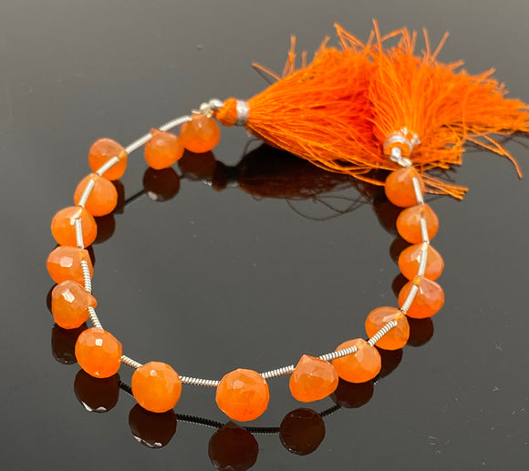 Natural Carnelian Gemstone Beads, Jewelry Supplies for Jewelry Making, Bulk Wholesale Beads, 8