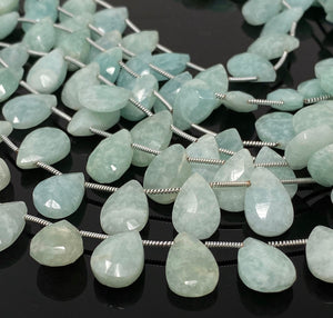 Amazonite Gemstone Beads, Jewelry Supplies forJewelry Making, Wholesale Beads, Bulk Beads, 8" Strand -16 Pcs Approx.