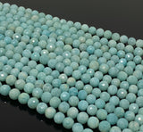 Amazonite Gemstone Beads, Jewelry Supplies forJewelry Making, Wholesale Beads, Bulk Beads, 8-10mm, 10" Strand