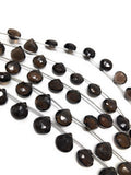 Natural Smokey Quartz Gemstone Beads, Jewelry Supplies for Jewelry Making, Wholesale Bulk Gemstone Beads, 8" Strand