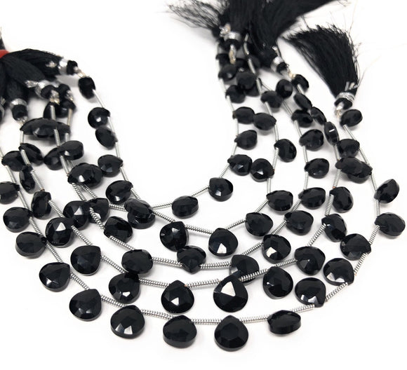 Black Onyx Beads, Gemstone Beads, Wholesale Beads, Bulk Beads, Jewelry Supplies for Jewelry Making, 8mm -9mm, 8