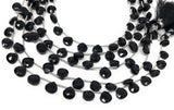 Black Onyx Beads, Gemstone Beads, Wholesale Beads, Bulk Beads, Jewelry Supplies for Jewelry Making, 8mm -9mm, 8" Strand