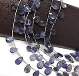 Natural Iolite Beads, Gemstone Beads, Wholesale Beads, Bulk Beads, Jewelry Making Supplies, 8" Strand