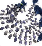 Natural Iolite Beads, Gemstone Beads, Wholesale Beads, Bulk Beads, Jewelry Making Supplies, 8" Strand