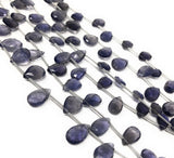 Natural Iolite Beads, Gemstone Beads, Wholesale Beads, Bulk Beads, Jewelry Making Supplies, 8" Strand