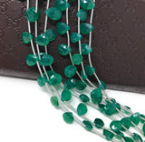 Green Onyx Beads, Gemstone Beads, Wholesale Beads, Bulk Beads, Jewelry Supplies for Jewelry Making, 8" Strand