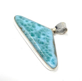 Larimar Pendant, Gemstone Pendant, Bohemian Jewelry, Sterling Silver Pendant, Natural Gemstone Pendant, 34mm X 46.45mm