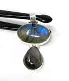Labradorite Pendant, Gemstone Pendant, Gemstone Jewelry, Sterling Silver Pendant, Silver Jewelry, Wholesale Pendant, Gifts for Her