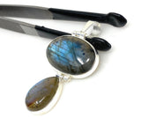 Labradorite Pendant, Gemstone Pendant, Gemstone Jewelry, Sterling Silver Pendant, Silver Jewelry, Wholesale Pendant, Gifts for Her