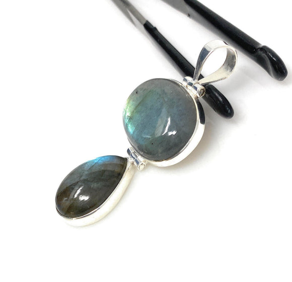 Labradorite Pendant, Gemstone Pendant, Gemstone Jewelry, Sterling Silver Pendant, Silver Jewelry, Wholesale Pendant, Gifts for Her