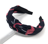 Flamingo Knot Turban Headband, Bird Print Knotted Hairband for Girls