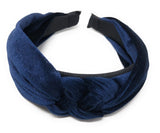 Wide Headband for Girls, Bohemian Turban Headbands, Retro Velvet Hairbands, Velvet Twisted Knot Head Band, Braided Knotted Hairband, 1 Pc