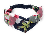 Printed Floral Turban Elastic Headband, Knotted Headwrap for Girls, Turban Elastic Headband for Women, 1 Pc