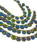 Mohave Copper Turquoise Beads, Gemstone Beads Turquoise Beads, Jewelry Supplies, Bulk Wholesale Beads, 8" Strand