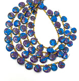 Mohave Copper Turquoise Beads, Gemstone Beads, Healing Crystal Beads, Turquoise Beads, Jewelry Supplies, Bulk Wholesale Beads, 8" Strand