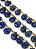 Mohave Lapis Lazuli Copper Beads, Healing Crystal Beads, Gemstone Beads, Lapiz Lazuli Beads, Jewelry Supplies, 8" Strand