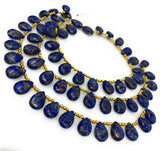 Mohave Lapis Lazuli Copper Beads, Healing Crystal Beads, Gemstone Beads, Lapiz Lazuli Beads, Jewelry Supplies, 8" Strand