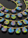 Mohave Copper Turquoise Beads, Gemstone Beads Turquoise Beads, Jewelry Supplies, Bulk Wholesale Beads, 8" Strand