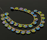 Mohave Copper Turquoise Beads, Gemstone Beads Turquoise Beads, Jewelry Supplies, Bulk Wholesale Beads, 8" Strand