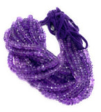Natural Amethyst Beads, Jewelry Making Supplies, Wholesale Beads, Gemstone Beads, Bulk Beads, 9"Strand