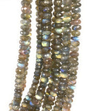 Labradorite Gemstone Beads, Bulk Wholesale Beads Jewelry Supplies for Jewelry Making, AAA Quality, 8-9mm , 8.75" Strand